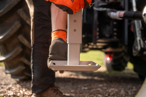 Lancman XTRA 21 Horizontalspalter auf Fahrwerk